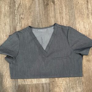 Mandala Charcoal Women's Scrub Top